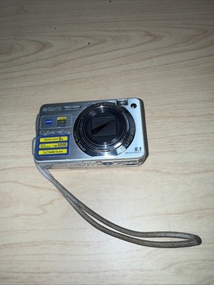 Sony Cyber-shot DSC-W150 Super SteadyShot 8.1MP Silver Digital Camera *Read*