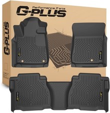 G-plus Car Floor Mats 3pcs Fit 2007 2008 2009 2010 2011 Toyota Tundra Double 