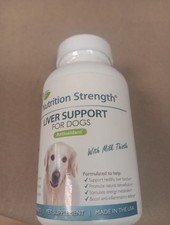 Nutrition Strength Liver Support for Dogs 120 Tablets New Sealed Exp 04/26