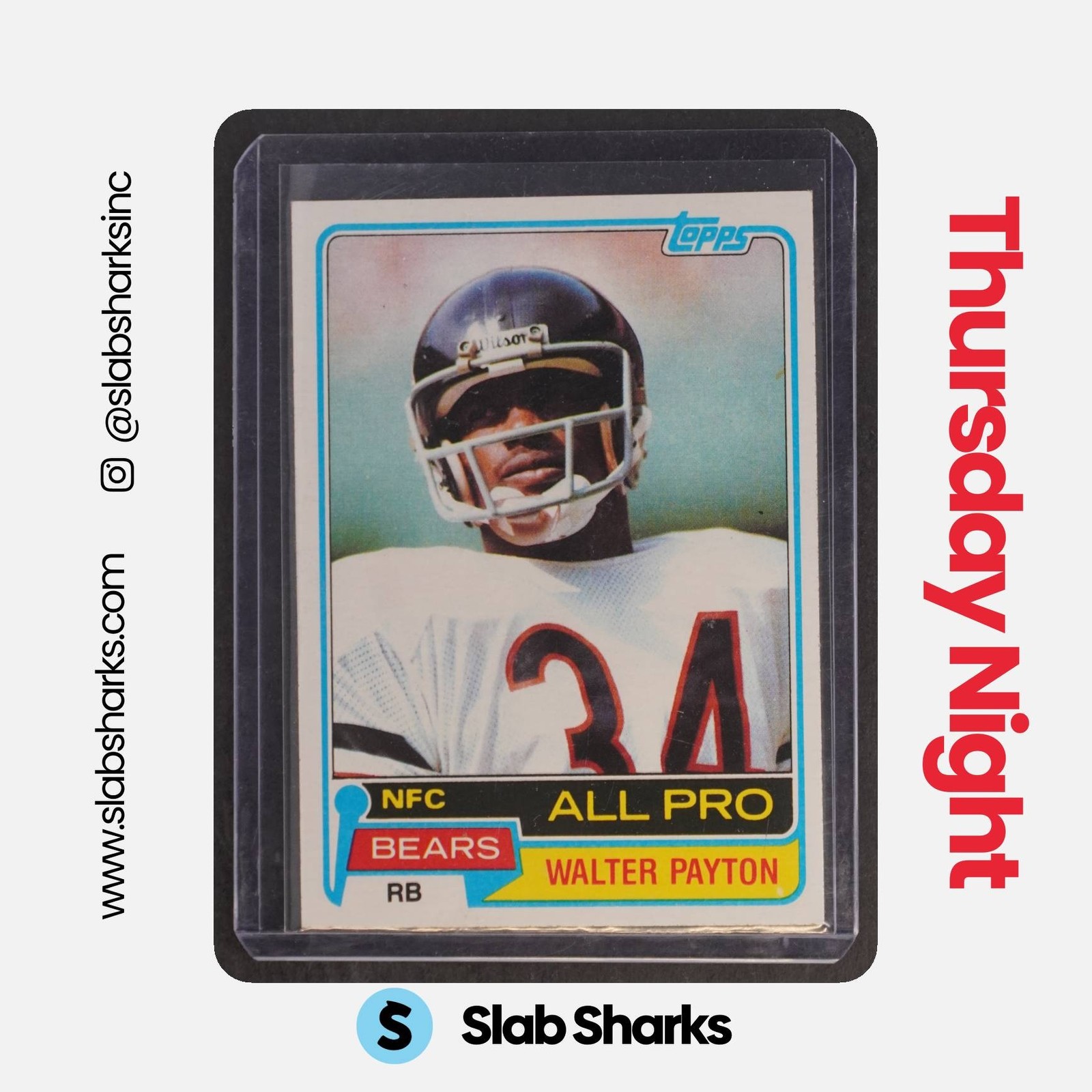 1981 TOPPS #400 WALTER PAYTON