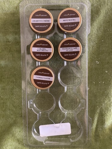 Gold Canyon Sample Scent 5 Pods Pack MINT Caffe Velluto Series - Picture 2 of 3