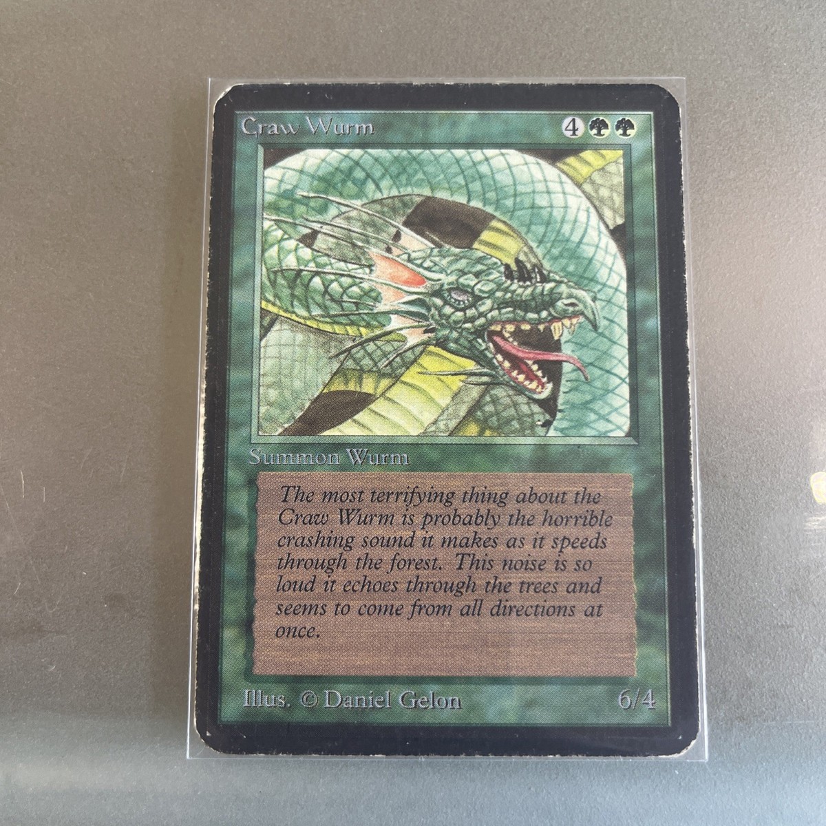 Craw Wurm Alpha Edition MTG MP | eBay
