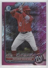 2022 Bowman Chrome Prospects Fuchsia Shimmer Refractor /199 Roismar Quintana 0c6