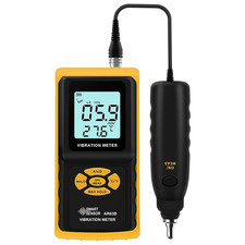 AR63B Digital Vibration Meter Vibrometer 3-In-1 Measuring Modes for Acceleration
