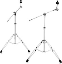 Straight Boom Cymbal Stand Double Braced Heavy Duty Alloy Tripod Stand Holder