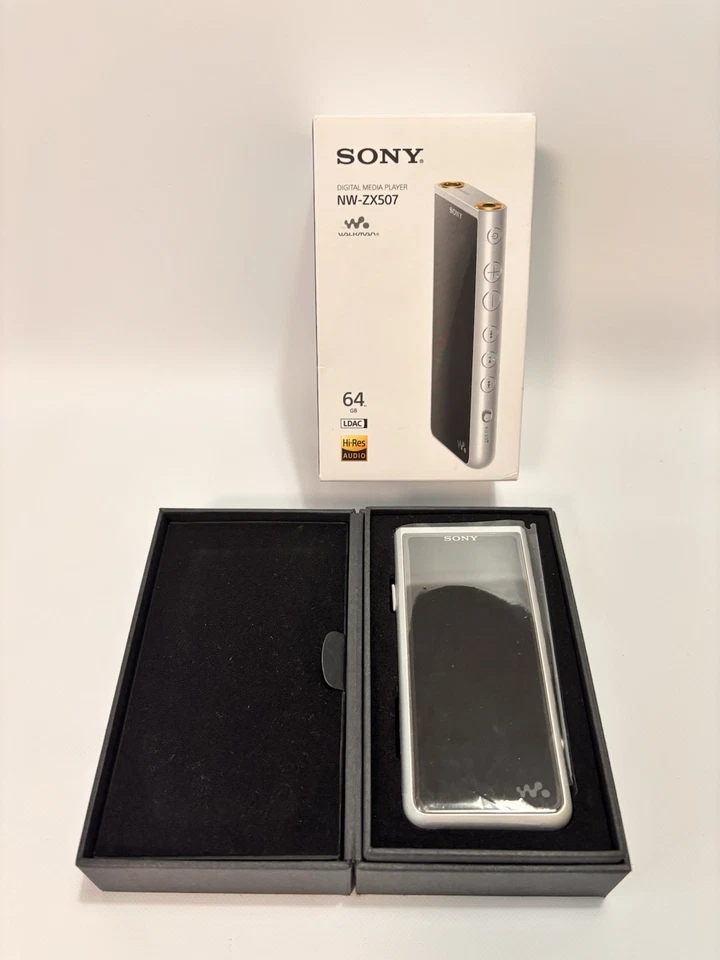 Reproductor de audio Sony Walkman 64 GB Hi-Res ZX NW-ZX507 plateado idioma... - Imagen 2 de 4