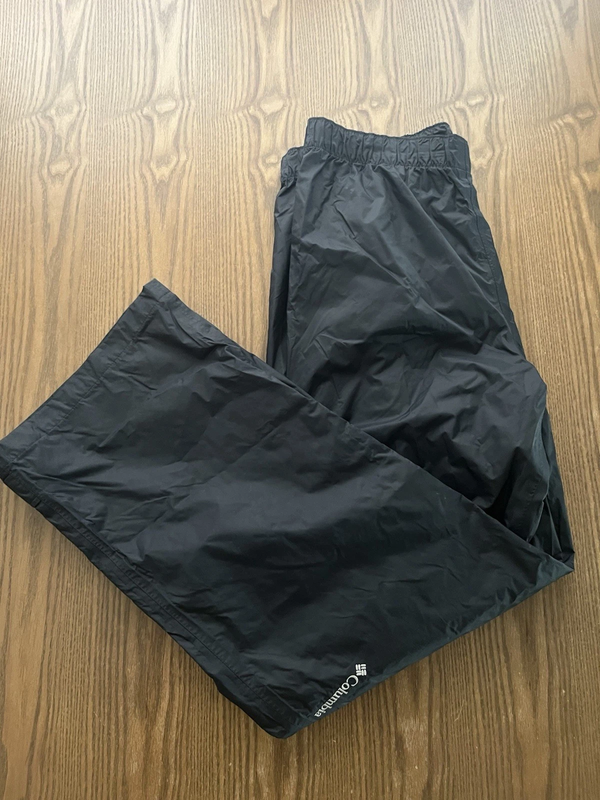 Columbia Rain Pants Mens XL Rebel Roamer Shell Omni Tech Waterproof Black