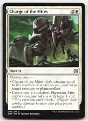 Charge of the Mites 6/271 Common Instant - Phyrexia: All Will Be One