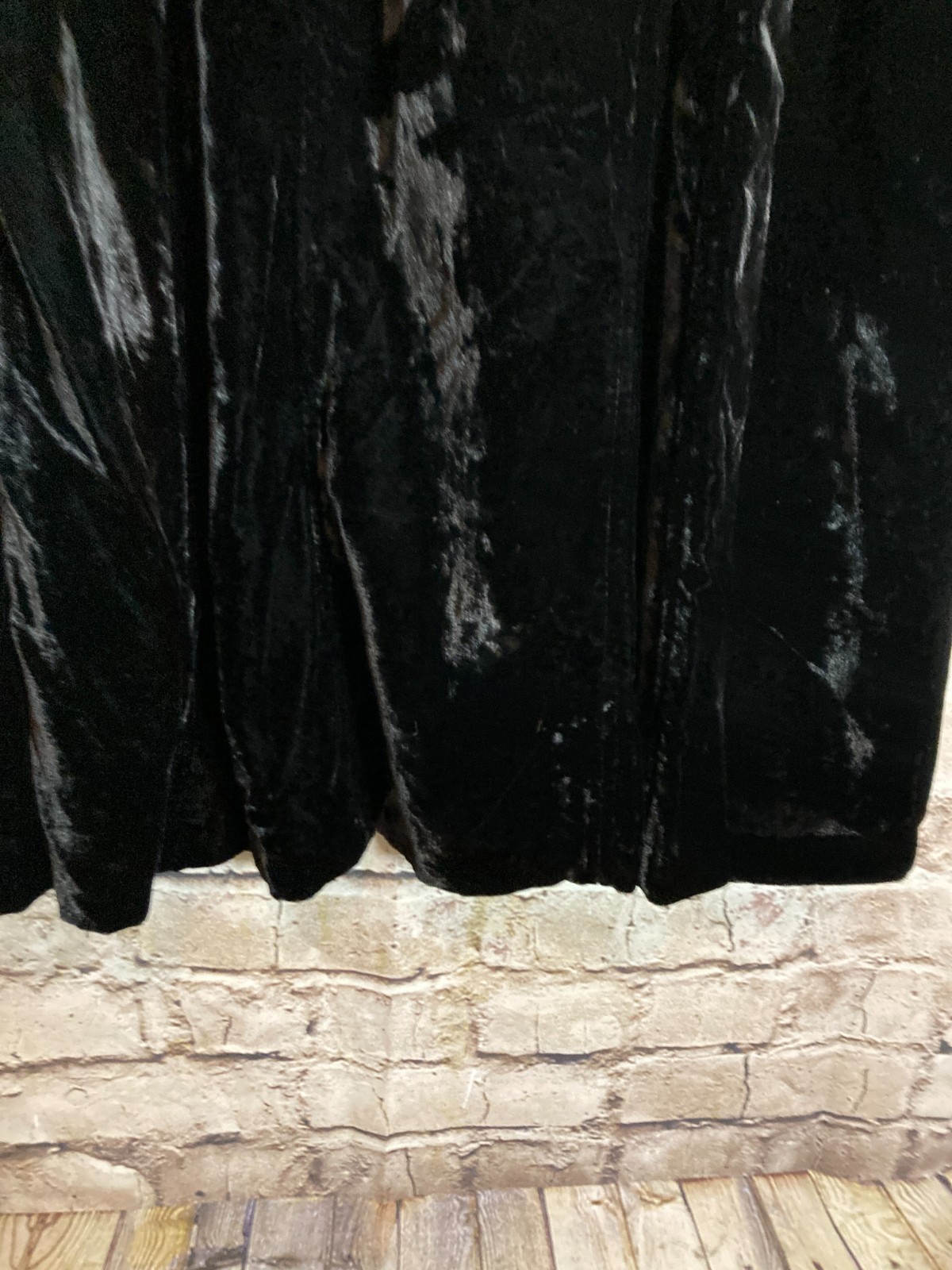 Duck Head Velvet Maxi Skirt Womens 14 Black Midi … - image 7