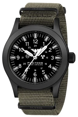 KHS Herrenuhr Platoon Solar Natoband Grau PLABSSF.NSGO - Bild 1 von 4