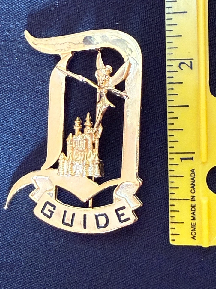 Reproduction Disneyland Cast Member Tour Guide Badge circa 2002 - Image 2 of 3