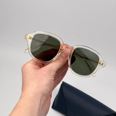 Loewe SLIM Women Sunglasses Beige Transparent Yellow Green Square LW40163I 57N Loewe SLIM Women Sunglasses Beige Transparent | Mercari main image 3
