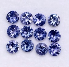 5mm Natural Tanzanite Round Cut Loose Gemston...