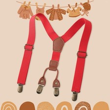 Kids Suspenders Clothing Accessories Elastic Straps Adjustable Y Shape Brace for