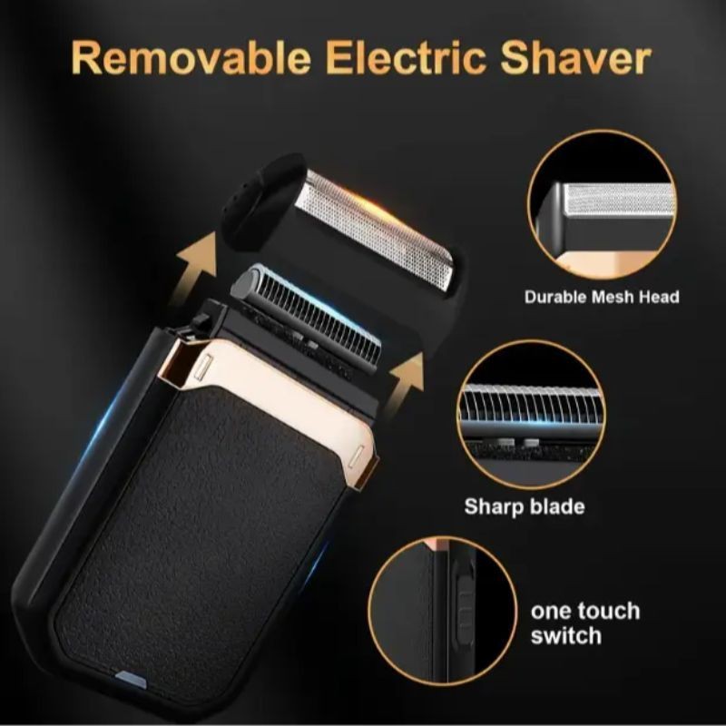 Cordless Professional Hair Clippers Trimmer Kit Men Cutting Machine Barber Salon
