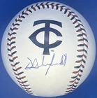 Dave Winfield Signed Autographed Twins Team Stitch Logo MLB Baseball w/ Beckett
