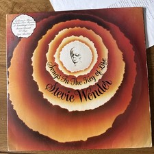 Stevie Wonder Songs in the Key of Life LP Vinyl W. Bonus Record - lyric sleeve
