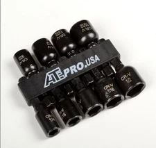 9 PC Magnetic Nut Driver Setter Nutdriver Drill Bit SAE