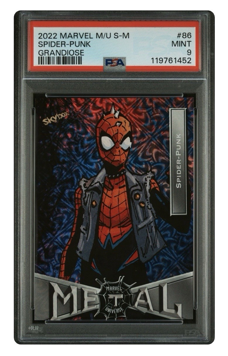 Spider-Punk 2022 Upper Deck Marvel Metal Universe Spider-Man #86 Grandiose