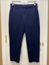 Liverpool Los Angeles Kelsey Ponte Trouser Pants - Navy Cadet Blue Size 8