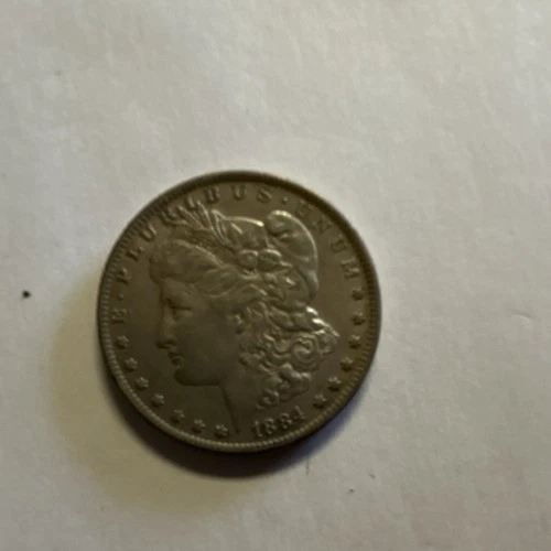 1884 Morgan Silver Dollar $1 Coin Circulated Business Strike 0.9 Fineness