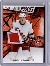 Joey Keane Authentic Rookies Jersey 2021-22 UD SP Game Used  [H040]