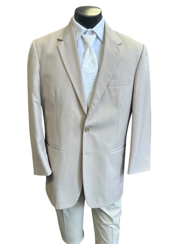 Men's Jean Yves Tan Rapture Suit Jacket- Easy Care Prom Gala Formal