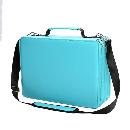 Marker Pen Organizer Case 224 Slots Large Capacity with Handy Wrap Portable M...