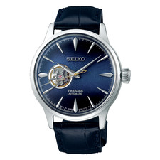 Seiko Presage Cocktail “Blue Moon” Open Heart Automatic Blue Dial Watch SSA405J1