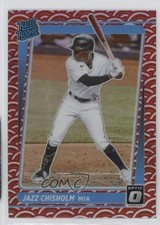 2021 Panini Donruss Optic Rated Rookie Photon Prizm Jazz Chisholm #58 b4d