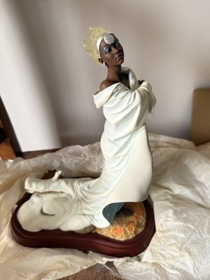 Thomas Blackshear's Ebony Visions Winter Figurine Resin/Wood 2002