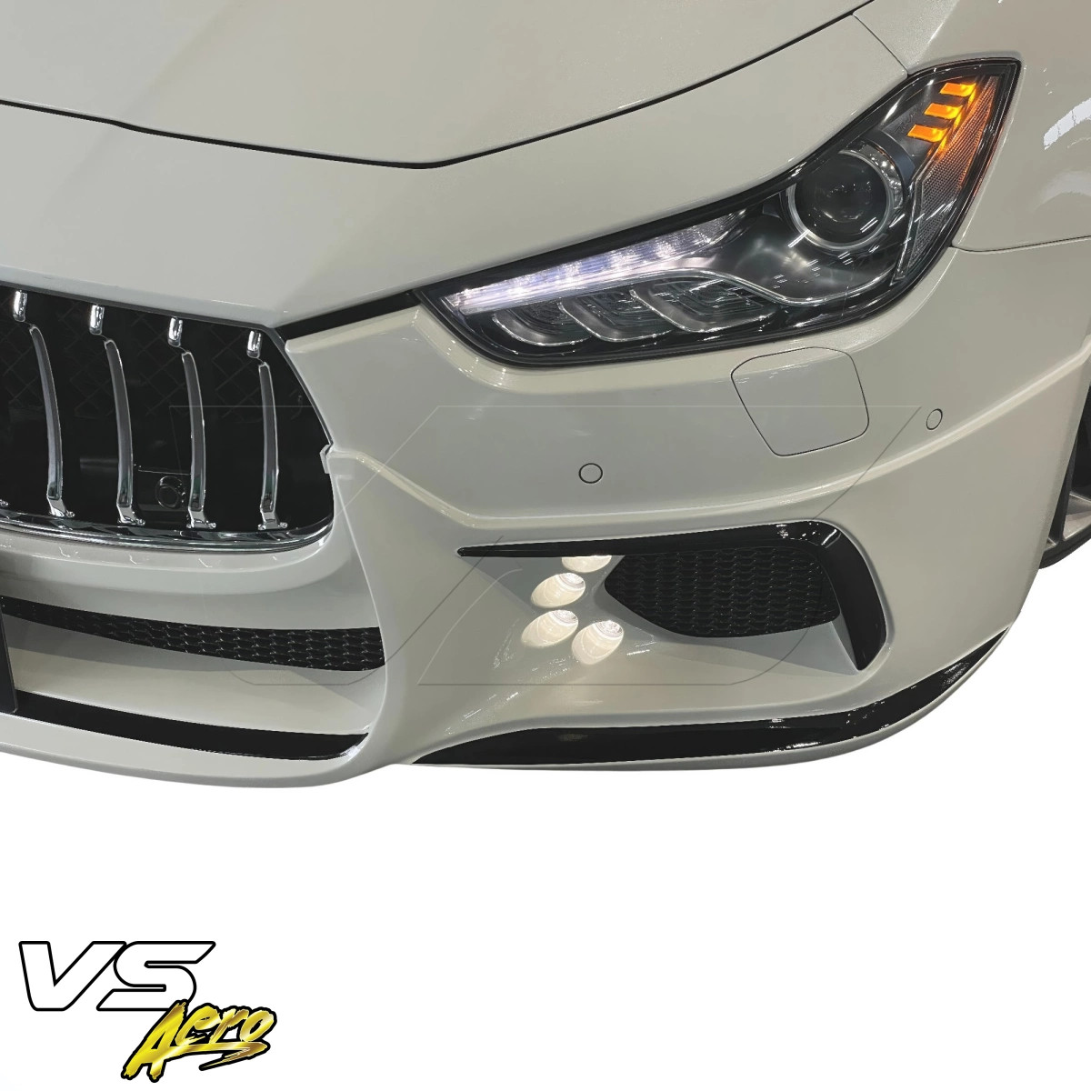 VSaero FRP WAL Front Lip Valance for Ghibli Maserati 13-17 vsaero_101451