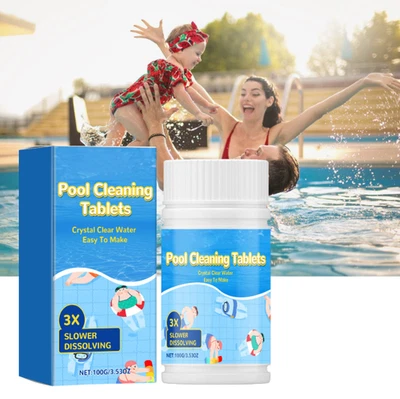 Kristallklare Pool-Reinigungstabletten,Reinigungstabletten für kristallklares - Bild 1 von 4