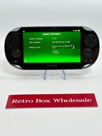 Sony PS Vita PlayStation Vita 1000 Console Black From Japan 25553