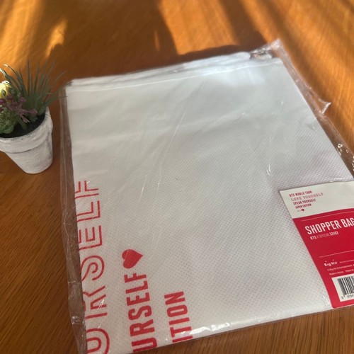 BTS Tour Shopping Bag Official Kpop Merchandise Tote Bag Limited