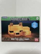 Minecraft Baby Fox Light Lamp 16cm Paladone Official Mojang Night Light NEW"