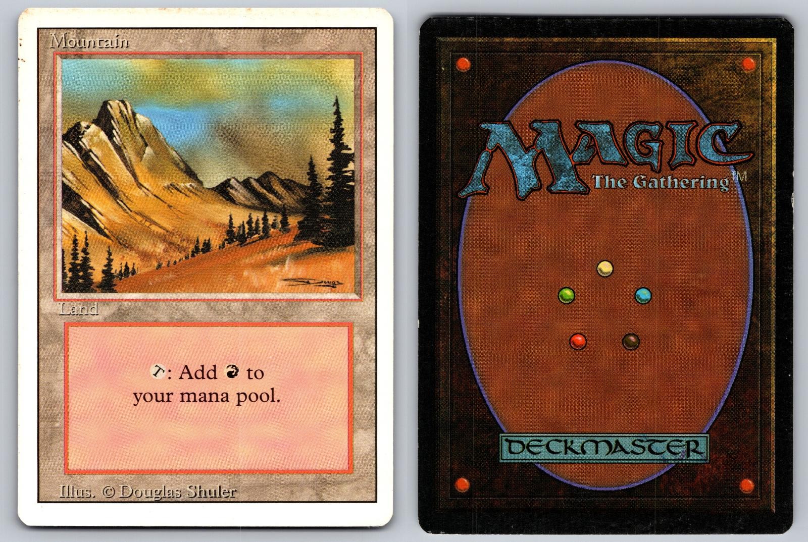 MOUNTAIN (C) 292 LAND REVISED EDITION MAGIC: THE GATHERING LP