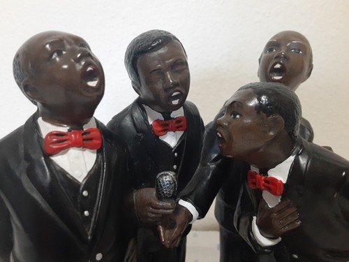 Enesco Parastone All That Jazz 1990 Singing Quartet Figurine Pre-Owned - Picture 9 of 17