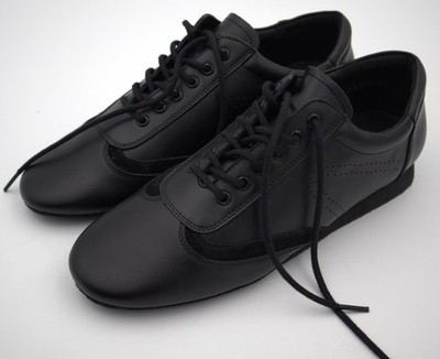 Very Fine Salsera SER0104BBX Ballroom Dance Shoes Black Suede Sole Men's 7.5