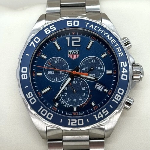 Tag Heuer Formula 1 Blue Chronograph 43mm Quartz Watch CAZ1014