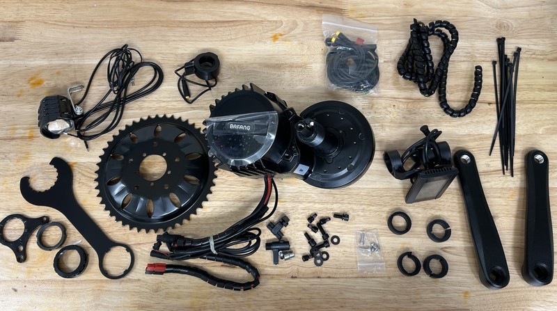 Bafang 1000W BBSHD E Bike Bicycle Conversion kit with Display