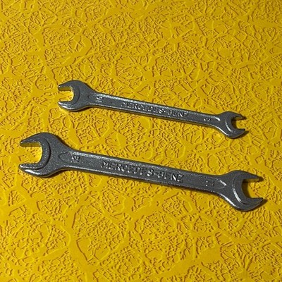 Mercedes Benz Open End Wrench Lot Of 2 8mm / 10mm 11mm / 13mm Unior Din 895 Nice