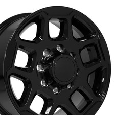 4pcs Black 18x8 Wheels 8x165.1 57et Fit Dodge Ram 2500 4pcs Black 18x8 Wheels 8x165.1 57et Fit Dodge Ram 2500