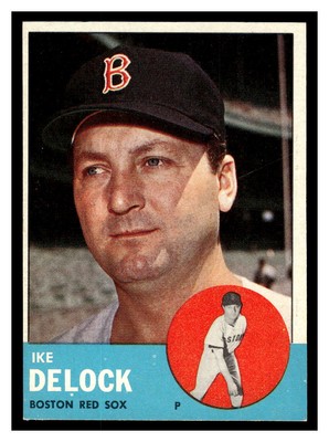 1963 Topps Baseball #136 Ike Delock  63TBB-02