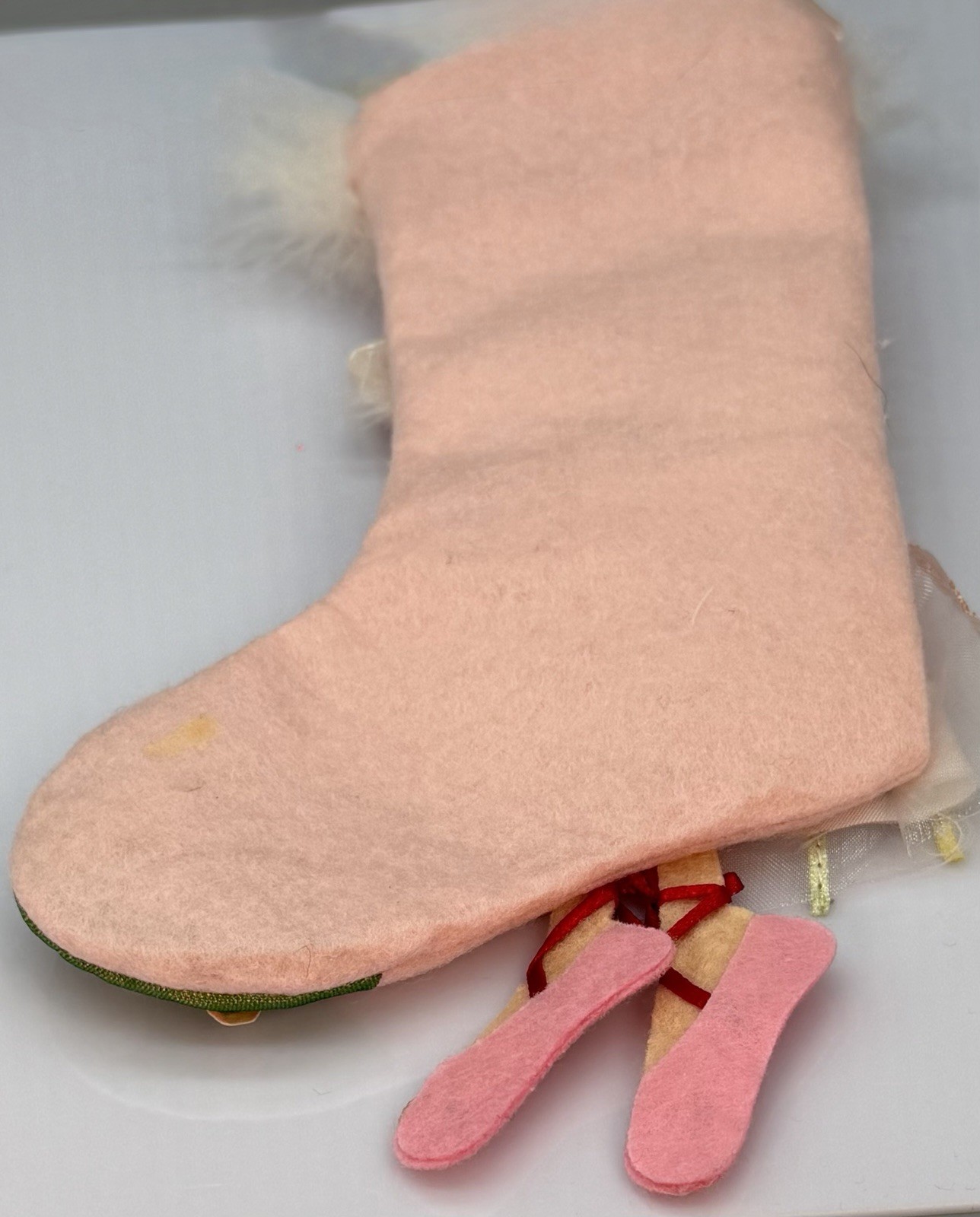 Patience Brewster Krinkles Sugar Plum Fairy Ballerina Stocking Ornament Dept 56