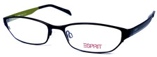 ESPRIT ET9287 538 NOS Black Matte/Green 52-17-135 Eyeglasses Frame