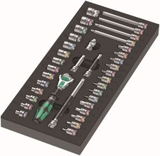 WERA W05150110001 Steckschl&uuml;ssel-Werkzeug 37-tlg. 1/4" f&uuml;r Montage und Reparatur