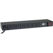 APC NetShelter Metered Rack PDU, 1U, 15A, 100/120V, 8 NEMA 5-15 outlet