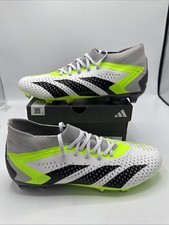 ADIDAS Predator Accuracy.2 FG Soccer Cleats Shoes Mens 11  White Green GZ0028