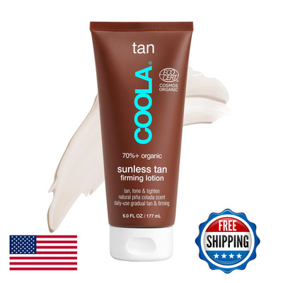 Coola Organic Sunless Self Tanner Body Firming Lotion Dermatologist Tested
